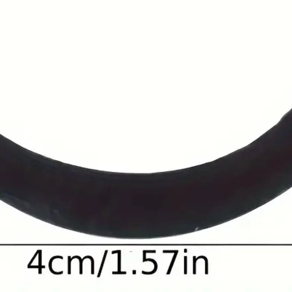30 Pcs Simple Black Seamless Elastic Hair Ties‎